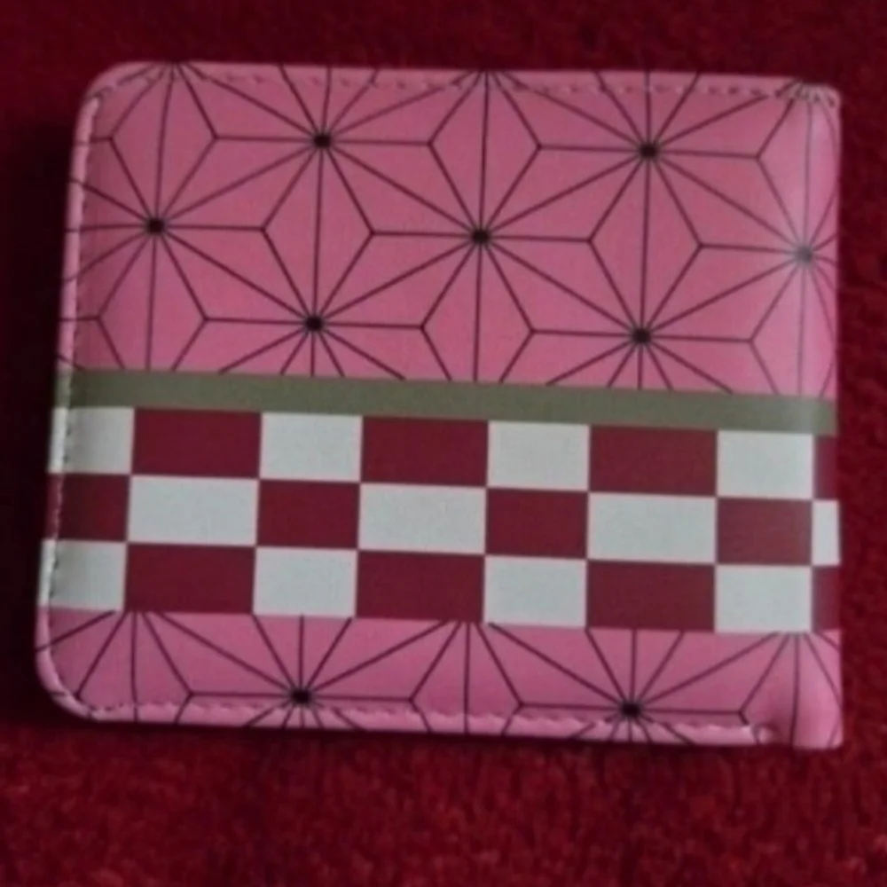 New nezuko demon slayer anime manga leather wallet